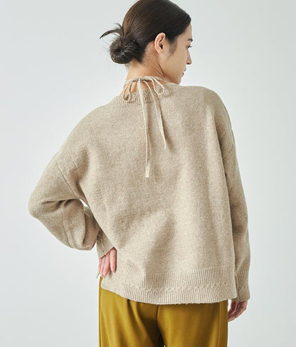 ブークレ Vネック ニット トップス × ホルターネック キャミソール セット 【セットアップ着用可】 798-9074