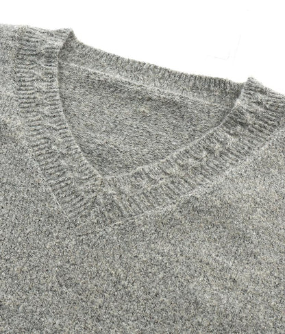 ブークレ Vネック ニット トップス × ホルターネック キャミソール セット 【セットアップ着用可】 798-9074