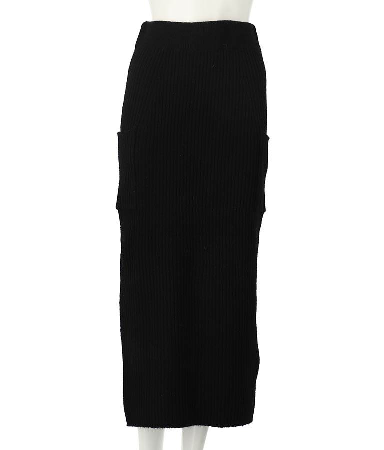 ブークレ ニット スカート 【セットアップ着用可】 791-9076