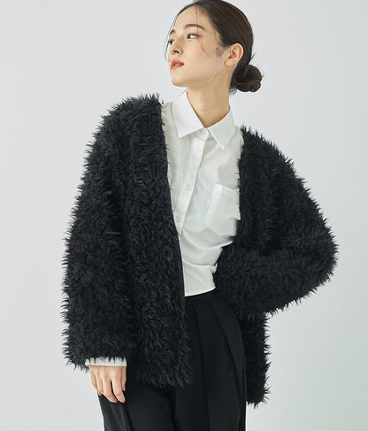 袖ギャザーデザインクロップドシャツ 154-5510