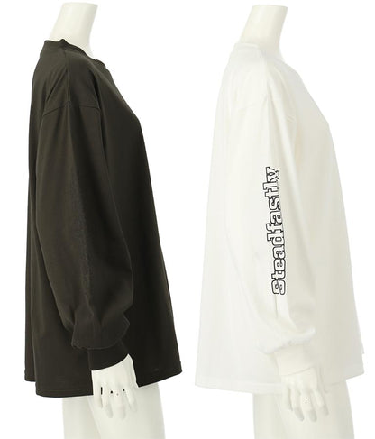 R+S ハーフジップ 裏毛 ベスト × ロングTシャツ セット 918-7355