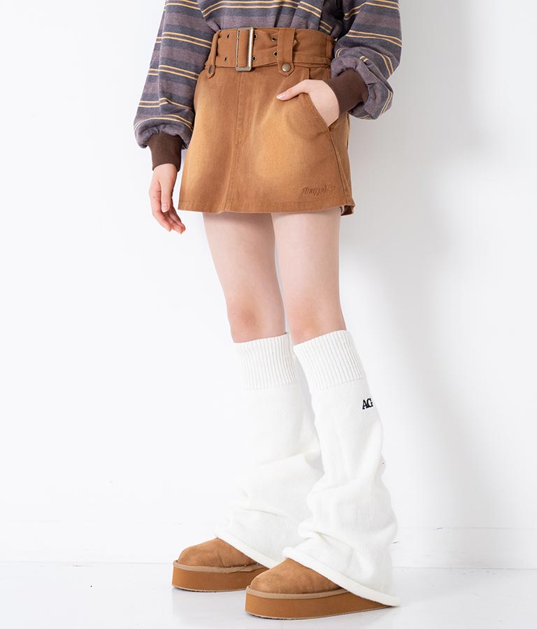 ベルト付き ミニスカート 911-7344