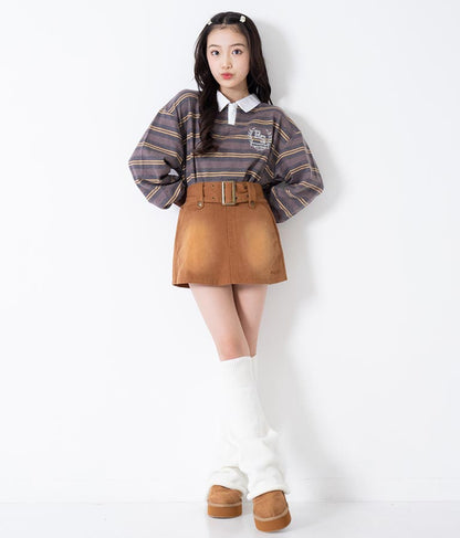 ベルト付き ミニスカート 911-7344