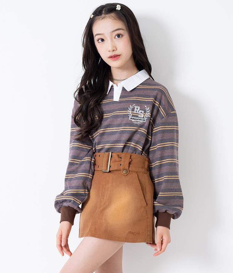 ベルト付き ミニスカート 911-7344