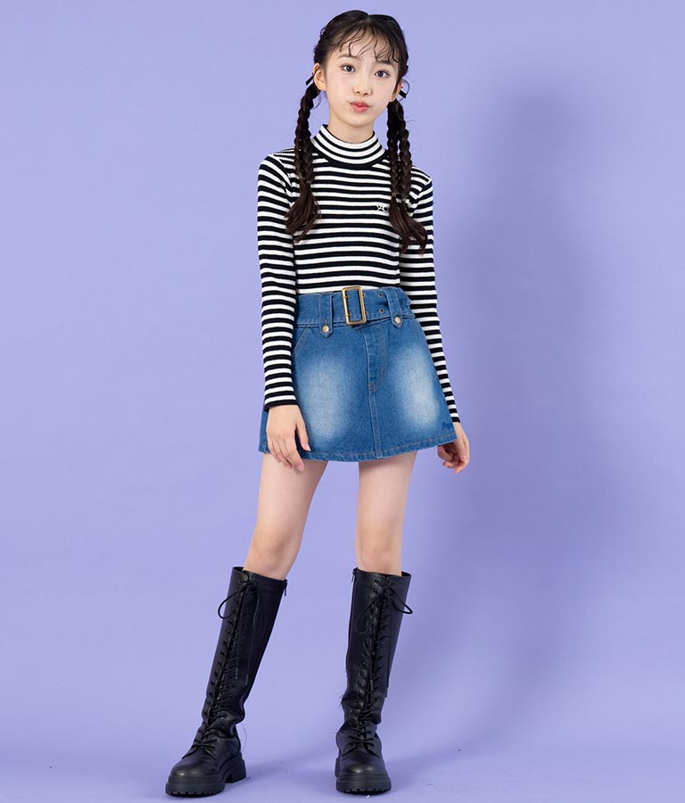 ベルト付き ミニスカート 911-7344