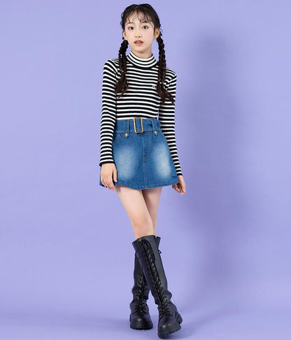 ベルト付き ミニスカート 911-7344