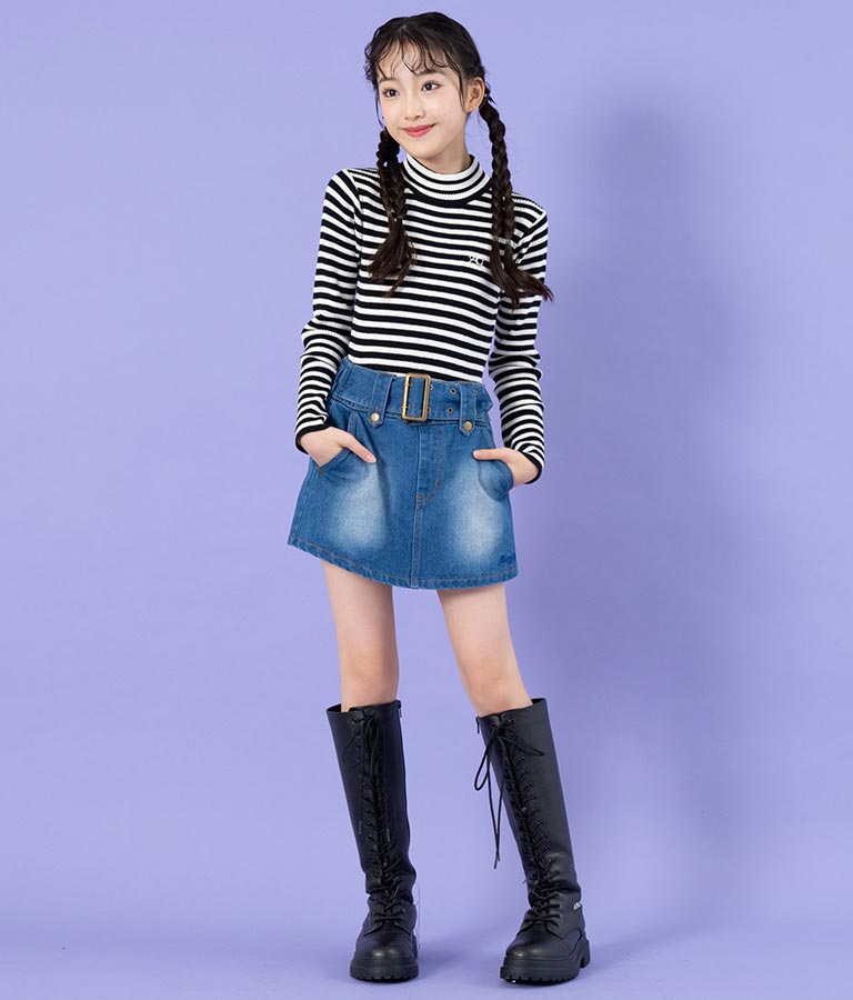 ベルト付き ミニスカート 911-7344