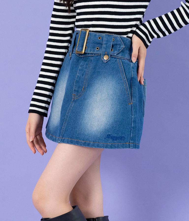 ベルト付き ミニスカート 911-7344