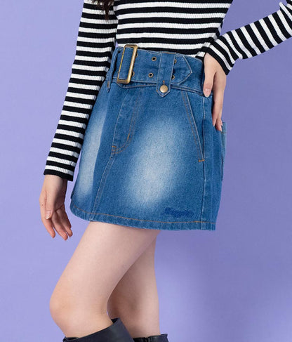 ベルト付き ミニスカート 911-7344