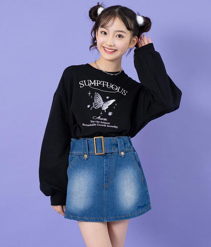 ベルト付き ミニスカート 911-7344