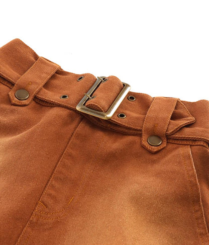 ベルト付き ミニスカート 911-7344