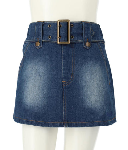 ベルト付き ミニスカート 911-7344