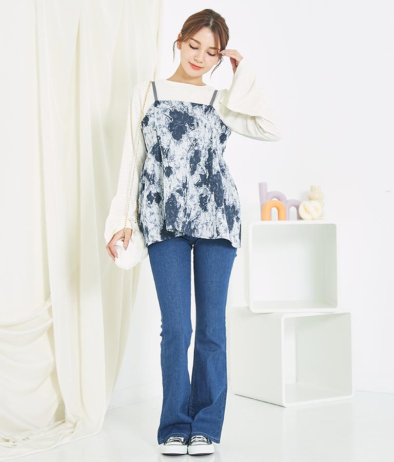 ゴブラン ジャガード ペプラム ビスチェ 523-6790