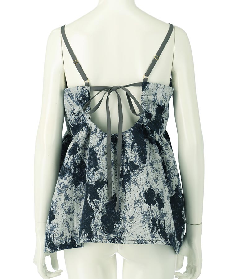 ゴブラン ジャガード ペプラム ビスチェ 523-6790