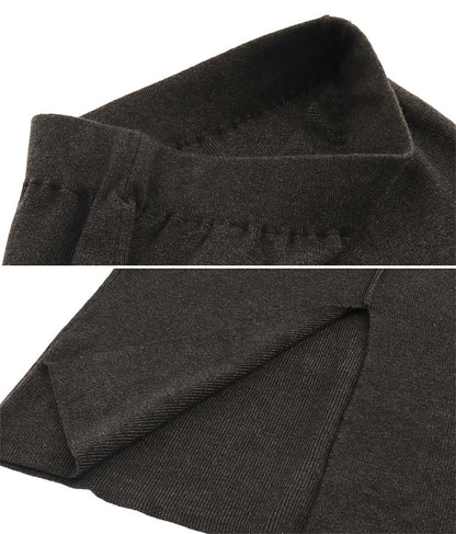 リブ バックスリット ナローニットスカート タイト【セットアップ着用可】 361-9287