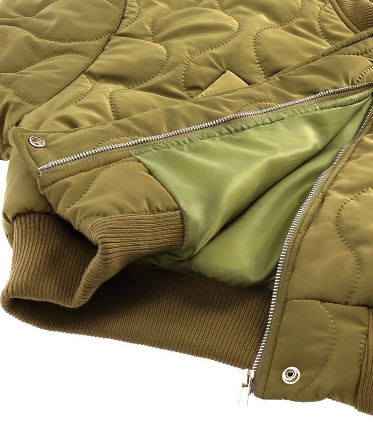 キルティング クロップド ジャケット ブルゾン 156-5533