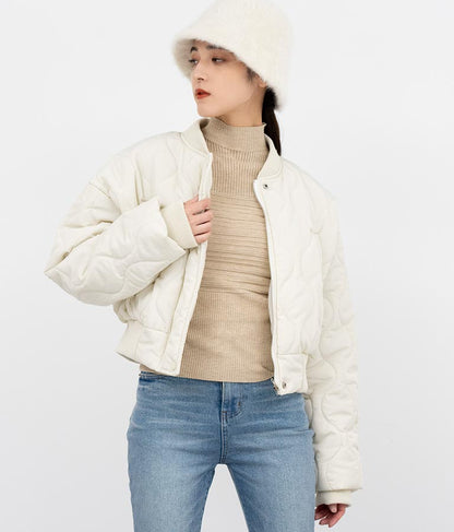 キルティング クロップド ジャケット ブルゾン 156-5533