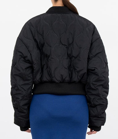 キルティング クロップド ジャケット ブルゾン 156-5533