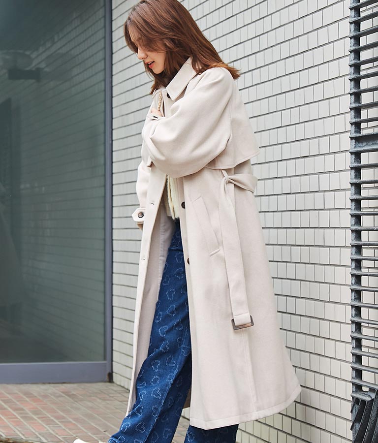 アレンジカラー シングル ロング コート 526-6707