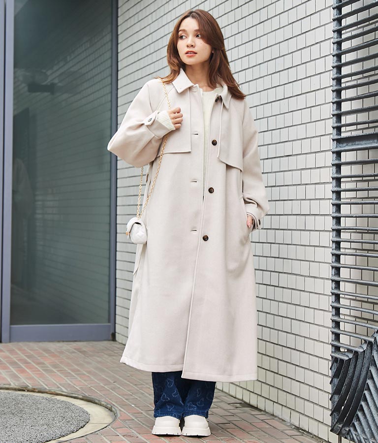 アレンジカラー シングル ロング コート 526-6707