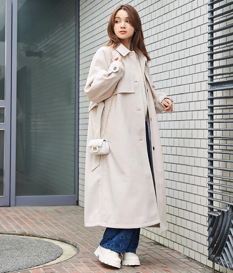 アレンジカラー シングル ロング コート 526-6707