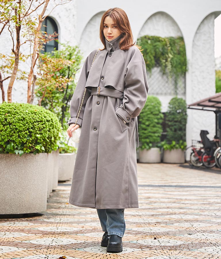 アレンジカラー シングル ロング コート 526-6707