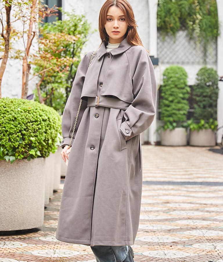 アレンジカラー シングル ロング コート 526-6707