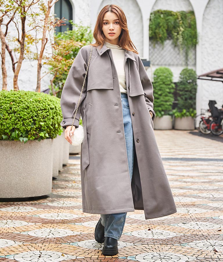 アレンジカラー シングル ロング コート 526-6707