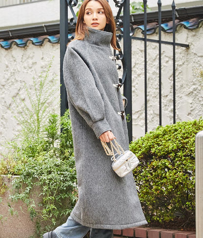 シャギー ロング ダッフル コート 526-6713