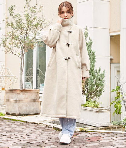 シャギー ロング ダッフル コート 526-6713