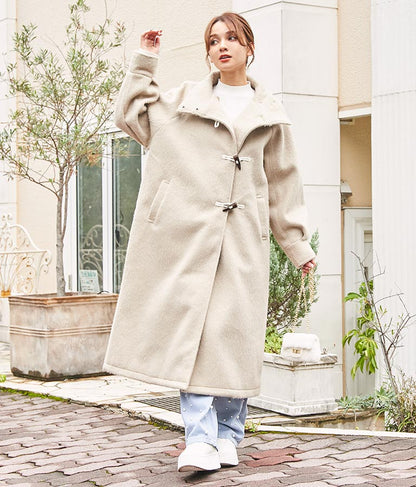 シャギー ロング ダッフル コート 526-6713