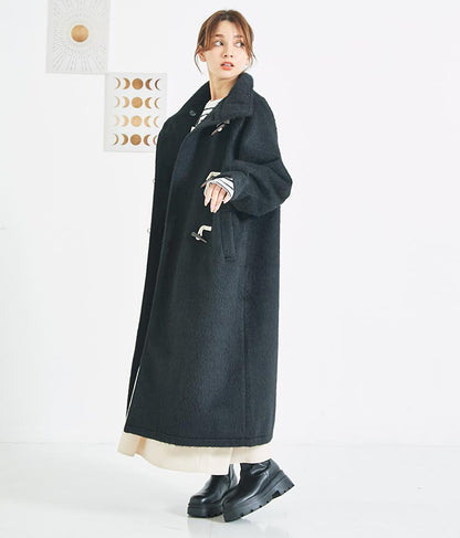 シャギー ロング ダッフル コート 526-6713