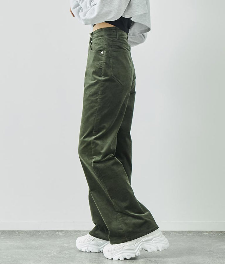 コーデュロイ ストレート パンツ 792-9095