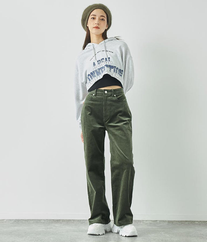 コーデュロイ ストレート パンツ 792-9095