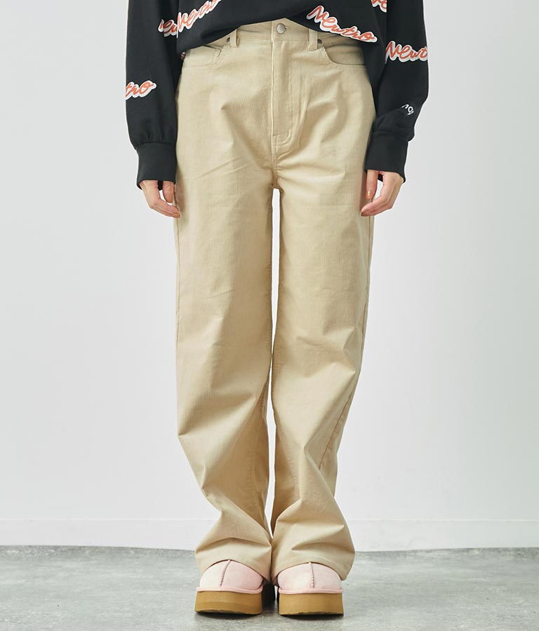 コーデュロイ ストレート パンツ 792-9095