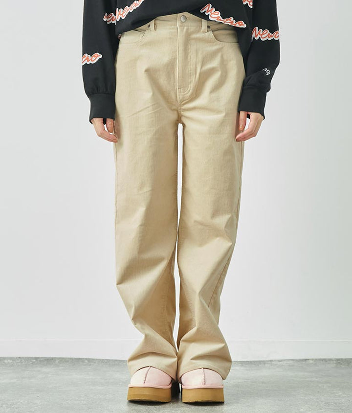 コーデュロイ ストレート パンツ 792-9095