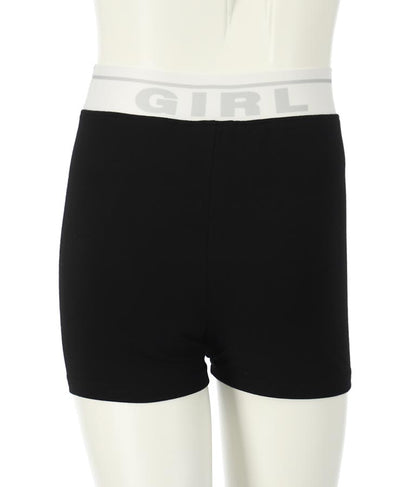 ジャガード ロゴ 一分丈 レギンス 912-7342