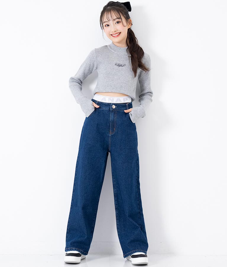 ジャガード ロゴ 一分丈 レギンス 912-7342