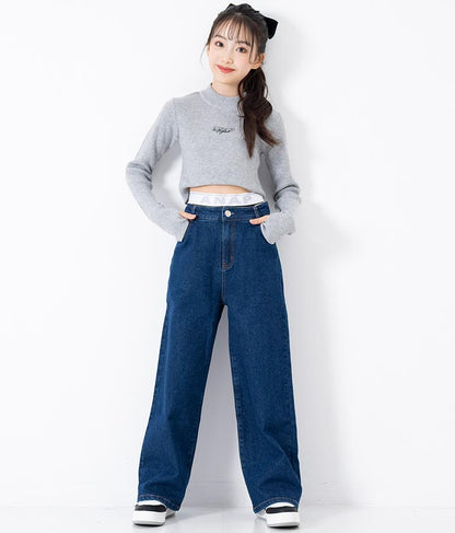 ジャガード ロゴ 一分丈 レギンス 912-7342