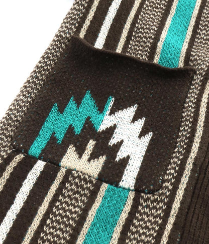 オルテガ ストライプ カーディガン 814-6704