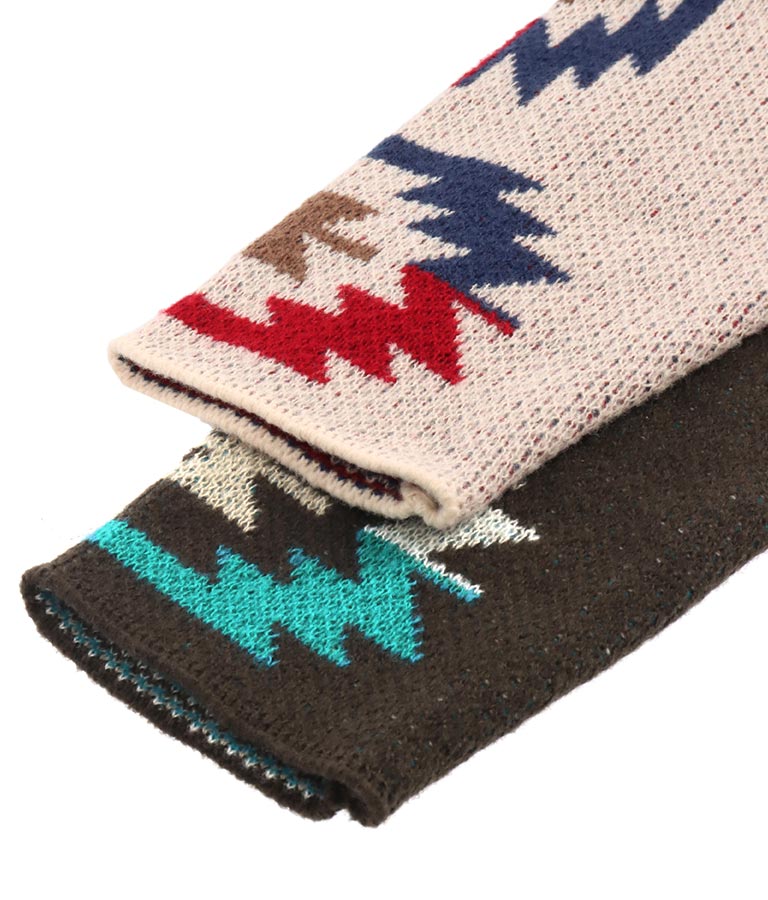 オルテガ ストライプ カーディガン 814-6704