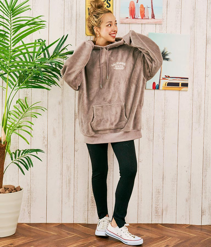 インスリット 柄編み リブ ニットソー レギンス 812-6744