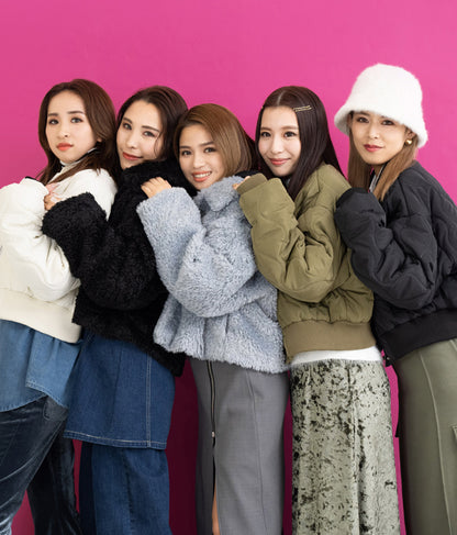 キルティング クロップド ジャケット ブルゾン 156-5533