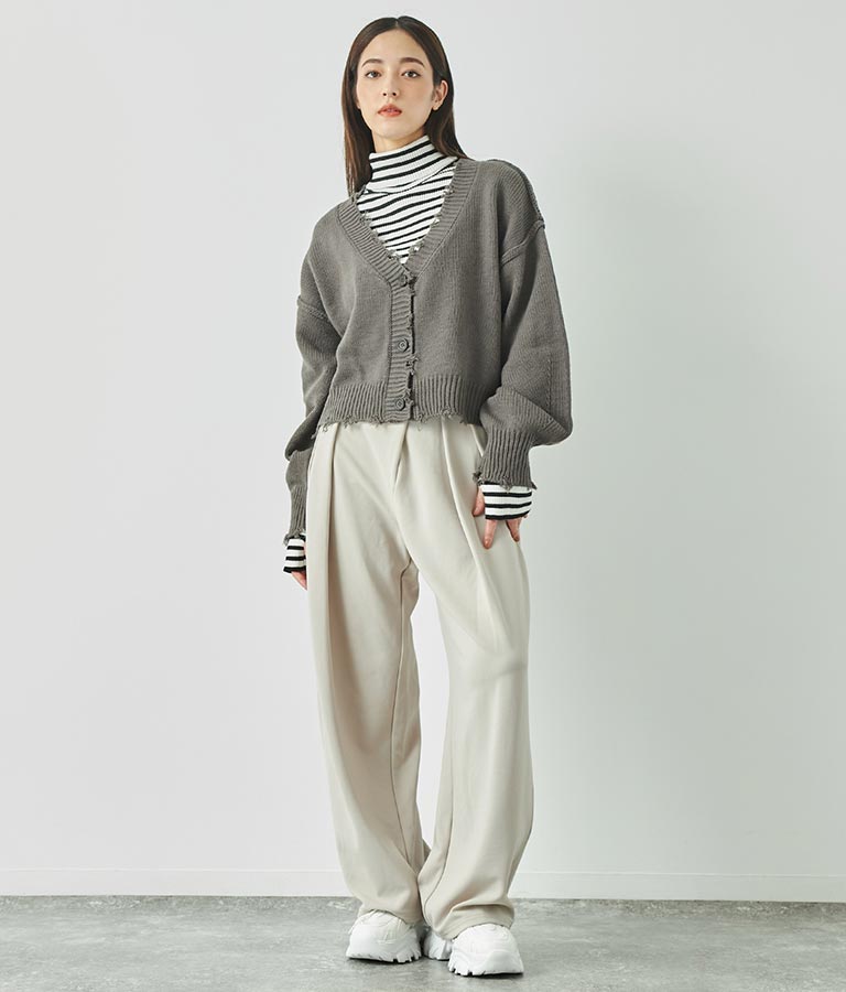 タック ワイド パンツ 792-8983