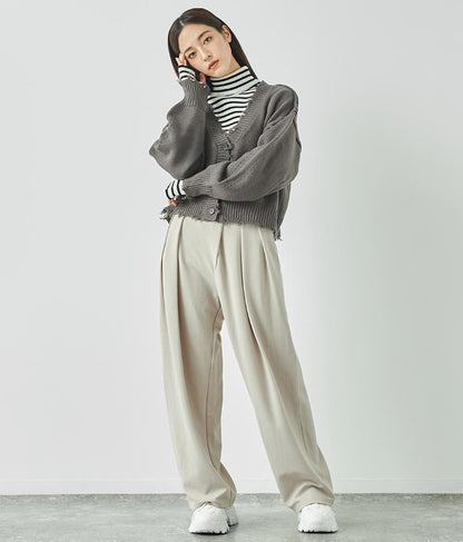 タック ワイド パンツ 792-8983