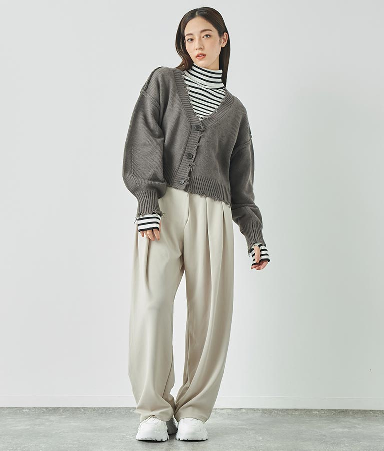 タック ワイド パンツ 792-8983