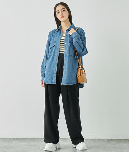 タック ワイド パンツ 792-8983