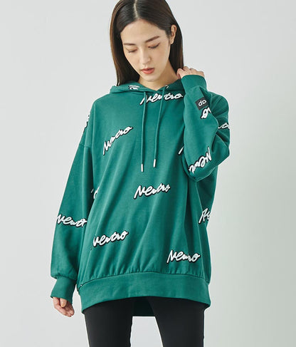 英字柄 裏毛 スウェット パーカー【親子お揃い】 793-9041