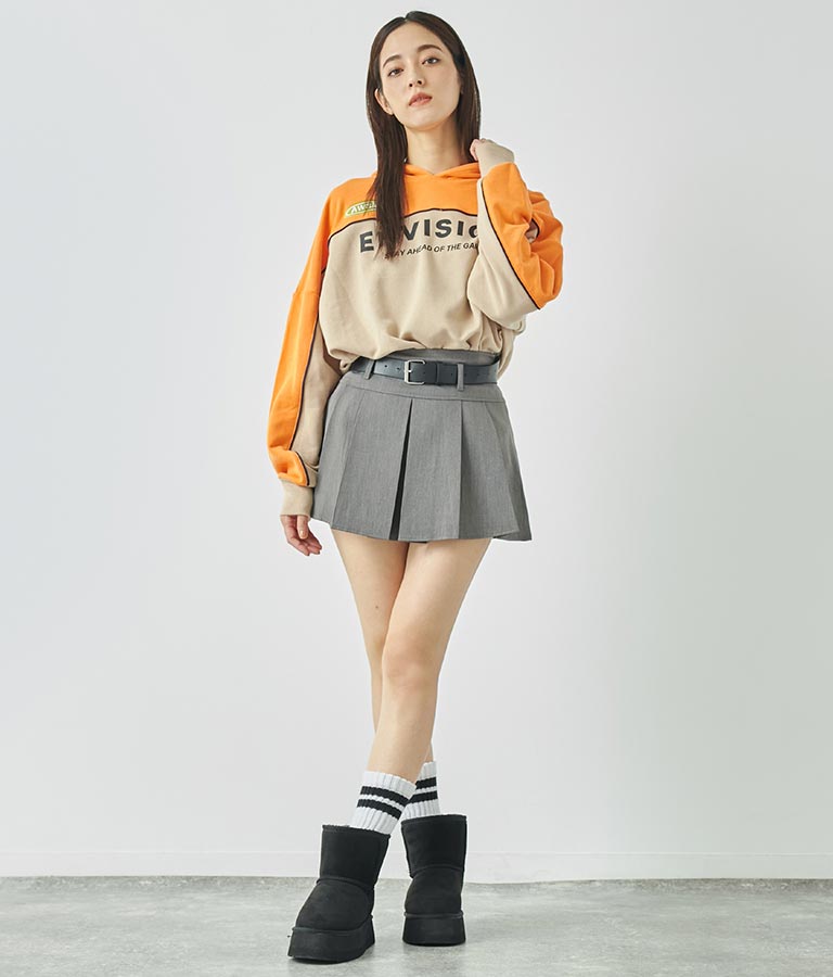厚底ムートンブーツ 799-8940