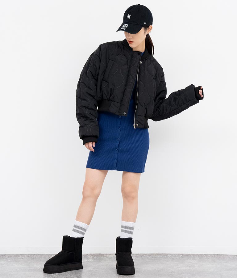 厚底ムートンブーツ 799-8940